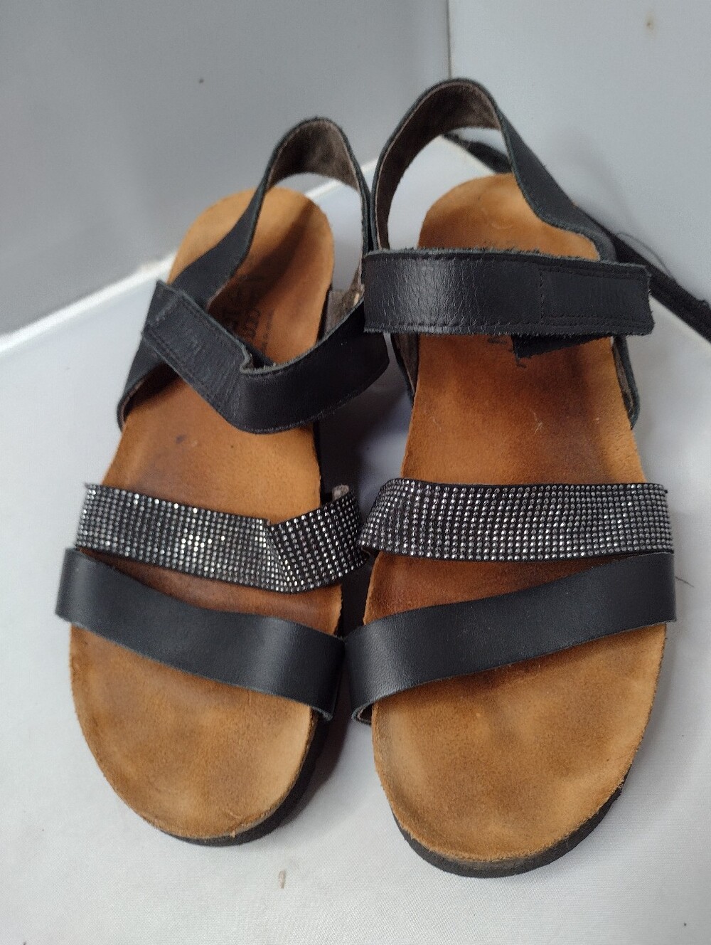 Naot Krista Sandals Sling Back Adjustable Leather Strap Women's Size 7/38 OO